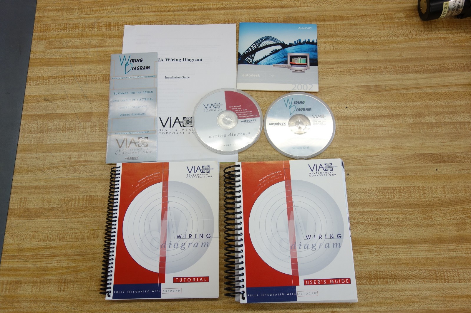 AUTOCAD 2002 Trial with VIA Wiring Diagram Electrical Autodesk Software