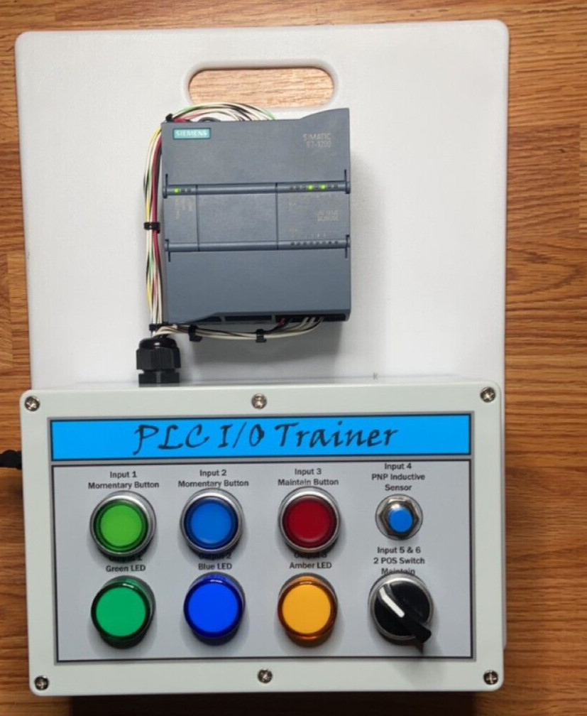 Siemens S7 1200 PLC Trainer, Ethernet Cable, with TIA Portal 21 Day Trail