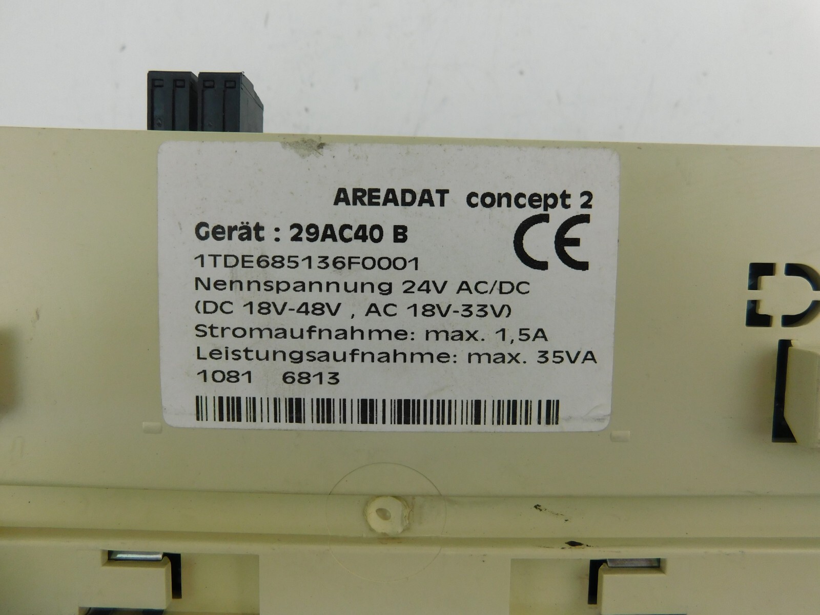 Areadat Concept 2 29ac40 B 1tde685136f0001 Rated Voltage 24v AC/DC
