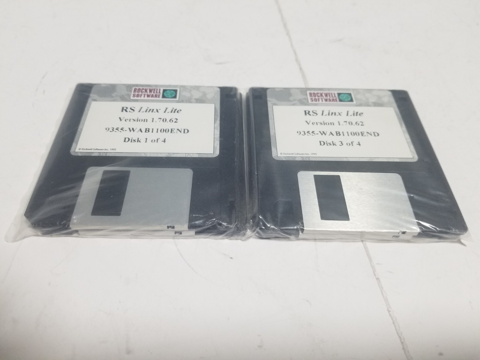Rockwell Software RS Linx Lite 9355-WAB1100END . 4 Disks NEW