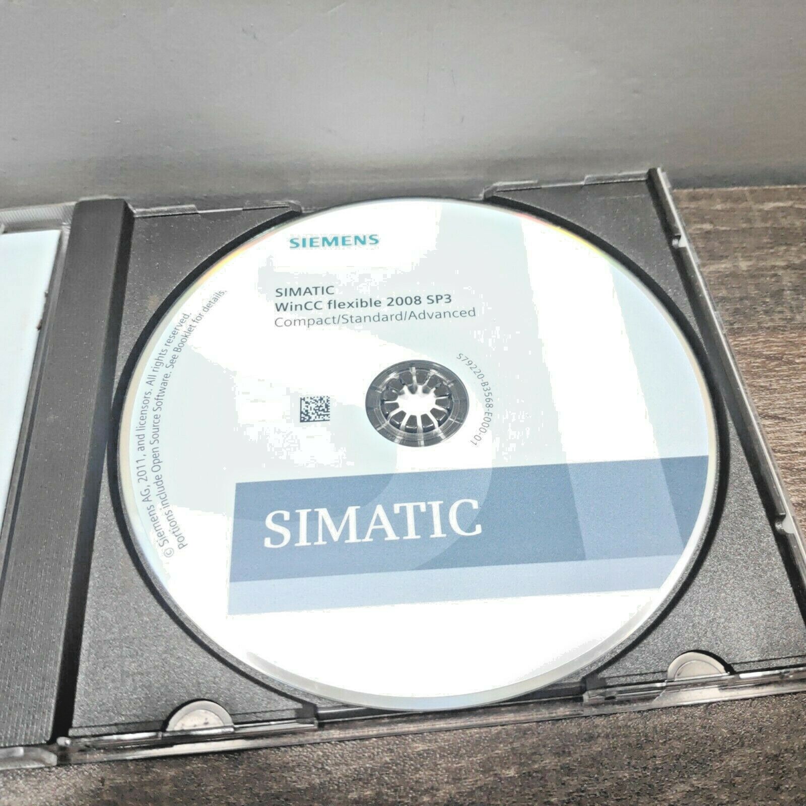 SIEMENS S79220-B3568-E000-01 SIMATIC WINCC FLEXIBLE 2008 SP3 SOFTWARE DVD