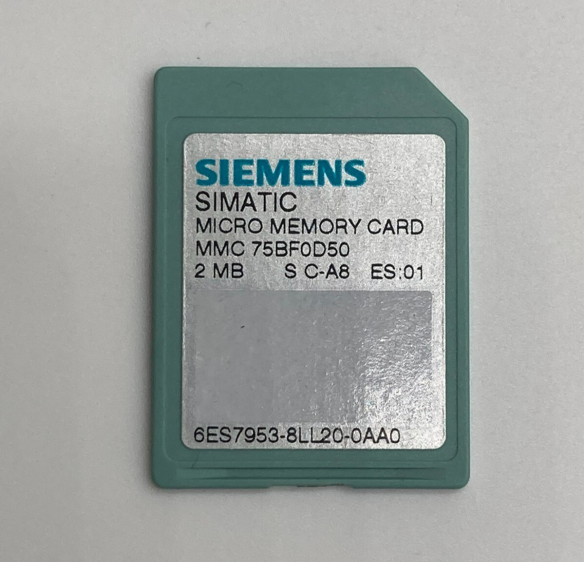 Siemens SIMATIC S7, Micro Memory Card 2 MByte; 6ES7953-8LL20-0AA0 (1037)