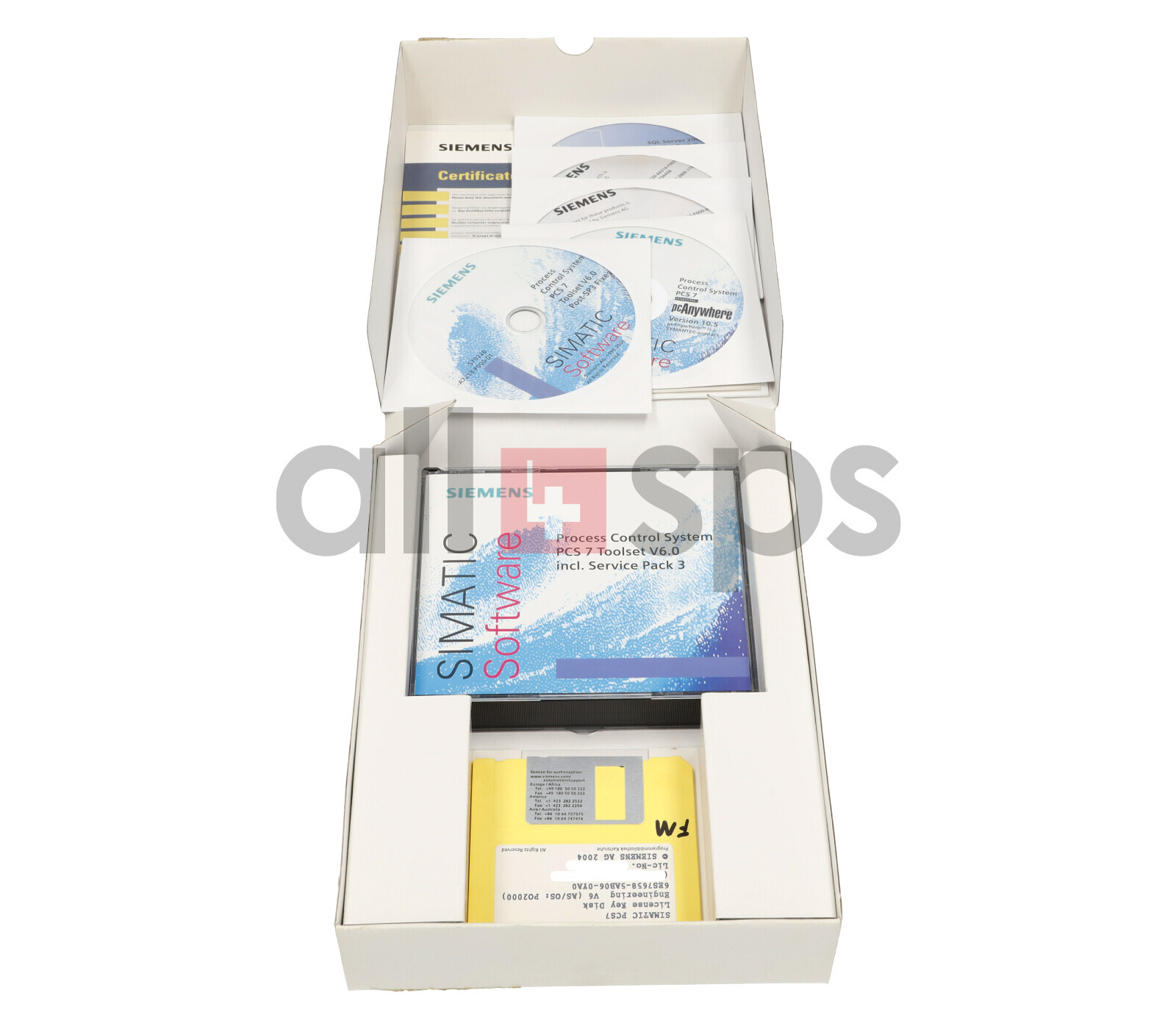 SIMATIC PCS 7, SOFTWARE ENGINEERING V6.0, 6ES7658-5AB06-0YA0 (US)