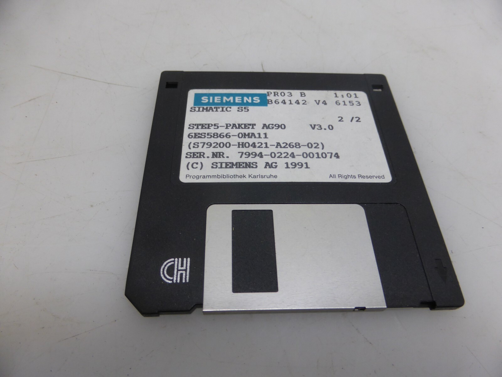 Siemens Simatic S5 STEP5 PACKAGE AG90 6ES5 866-0MA11