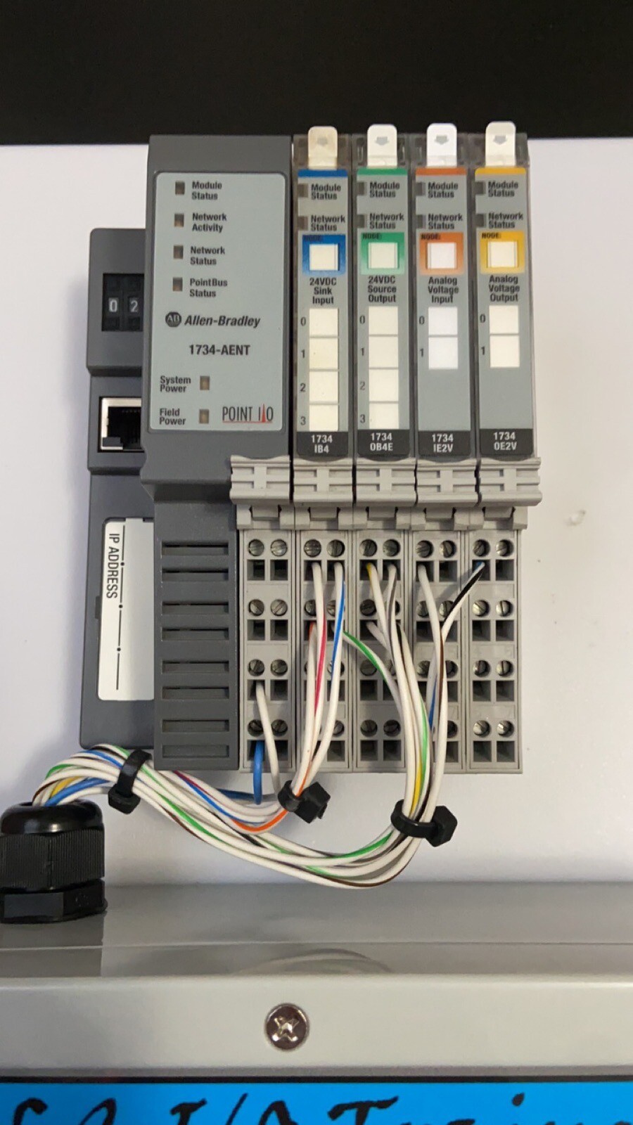 Allen-Bradley Point I/O PLC Trainer 1734-ANET, For ControlLogix, CompactLogix