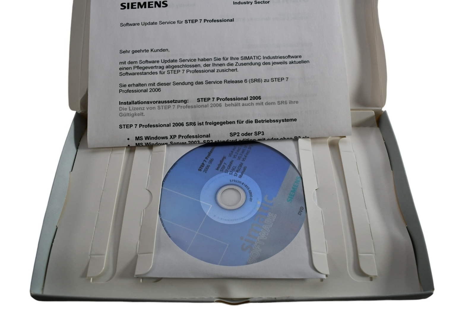 NEW SIEMENS Simatic EWK-SUS1055027 Step7 Professional 2006 SR6 PLC Software