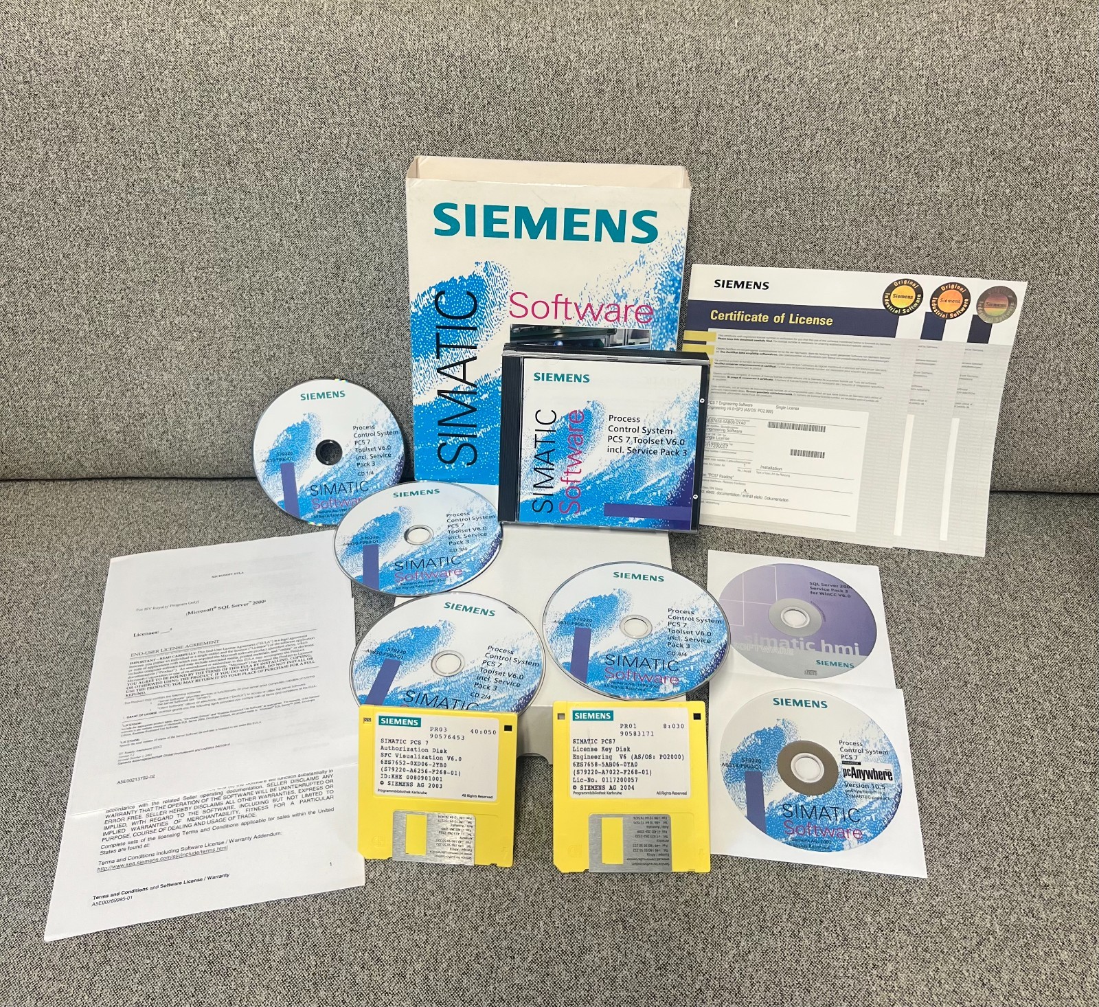 Siemens 6ES7658-5AB06-0YA0 PCS 7 Software License Used