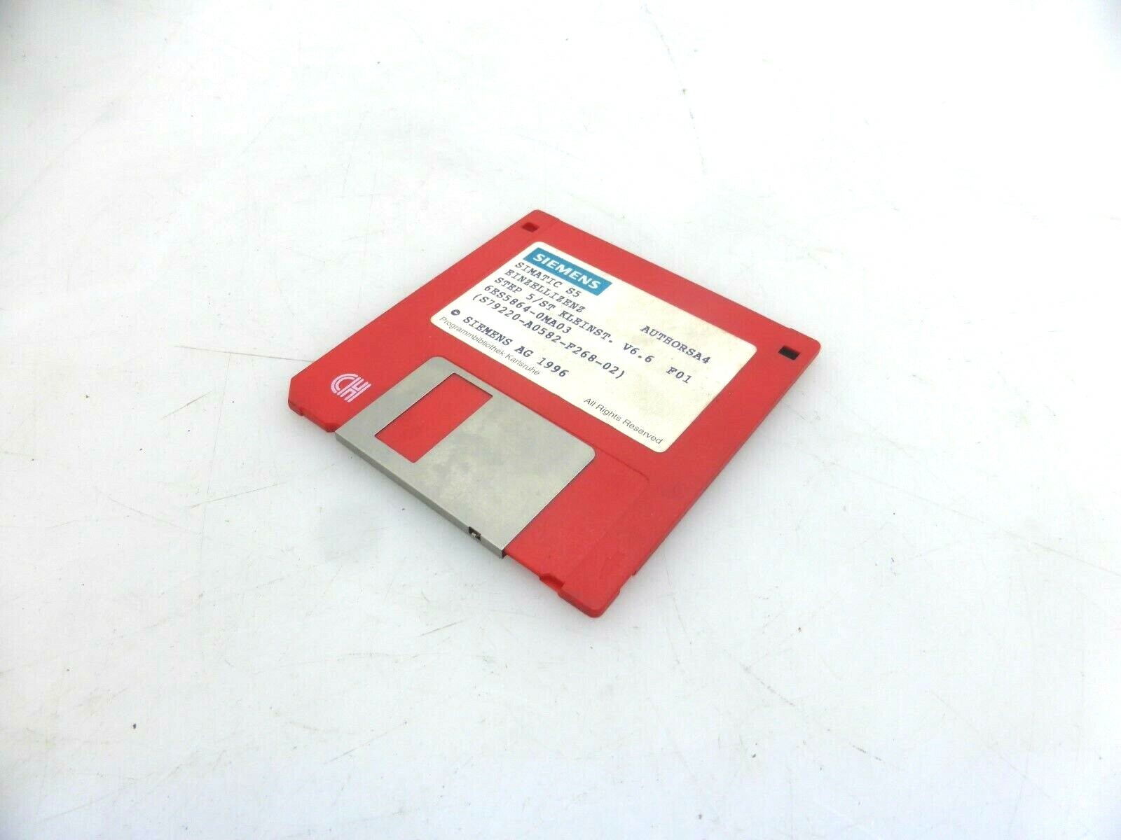 Siemens Simatic S5 Single License STEP 5/ST Small. 6ES5 864-0MA03