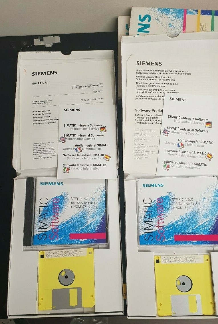SIEMENS 6ES7810-4CC04-0YX0 SIMATIC S7, STEP7 V5.0 SOFTWARE
