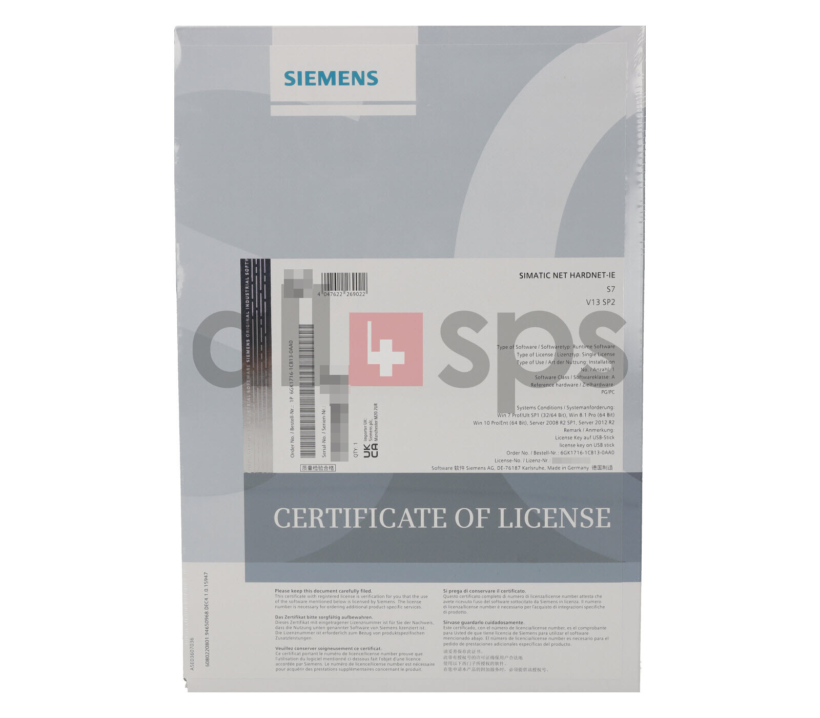 SIMATIC NET HARDNET-IE S7 V13 SP2 – 6GK1716-1CB13-0AA0 (NS)