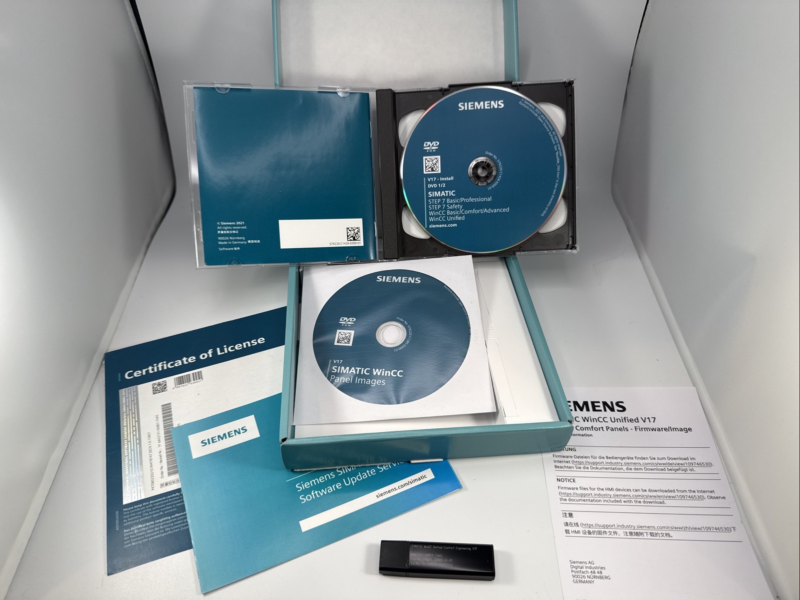 Siemens SIMATIC WinCC Unified V17 Comfort Engineering 6AV2151-0XB01-7AA5