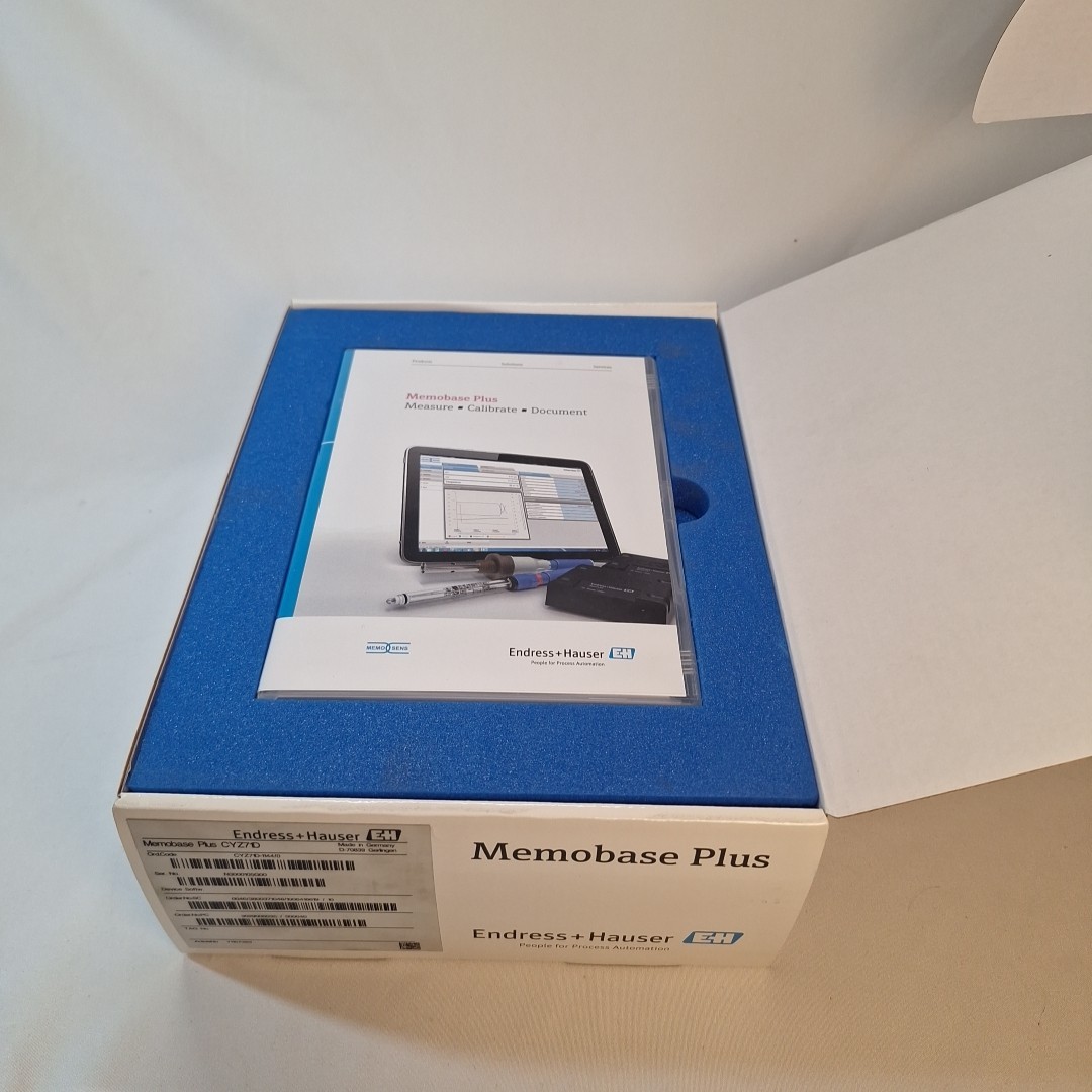 Endress Hauser Memobase Plus CYZ71D Liquid An. Multiparameter Software, Memosens