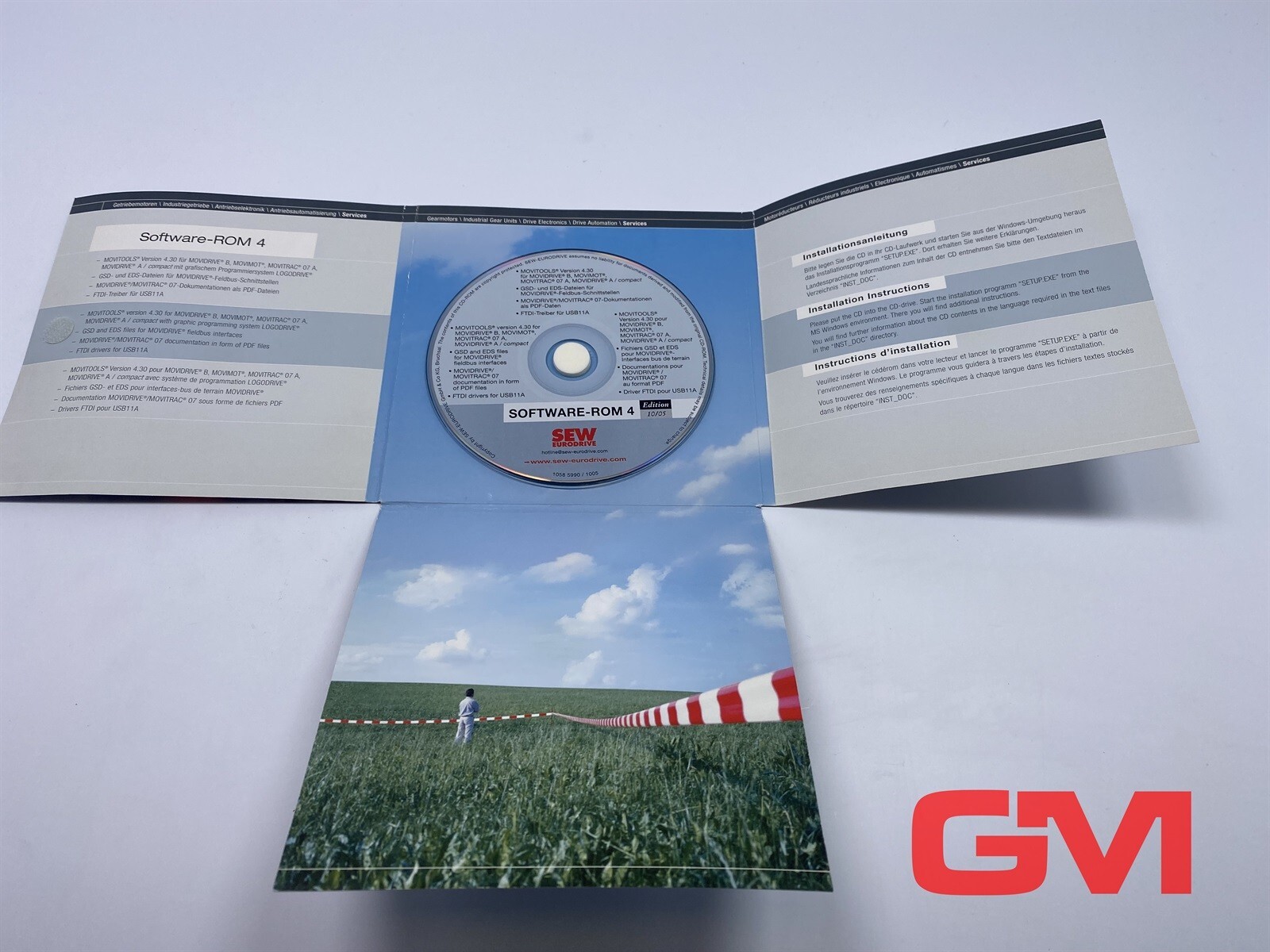 SEW Eurodrive Software-ROM 4 MOVITOOLS Version 4.30 Edition 10/2005 SW-ROM 4