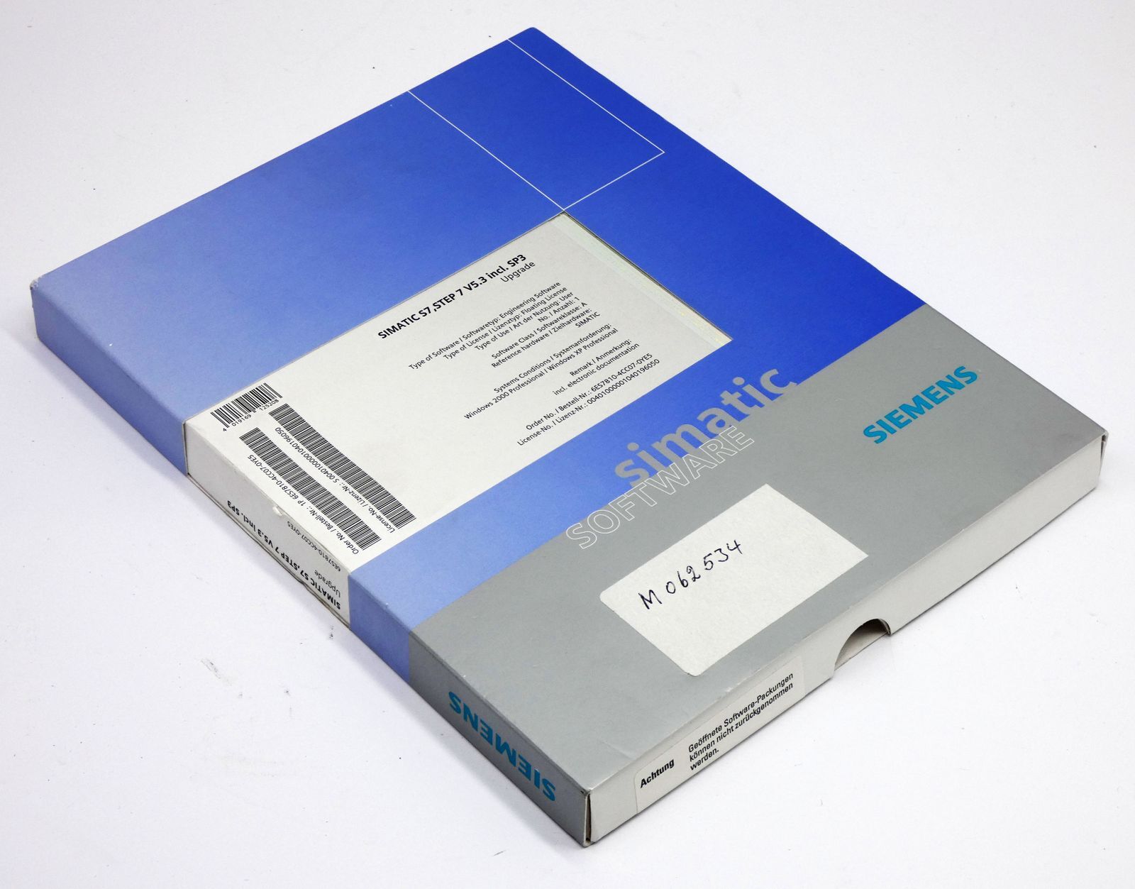 Siemens Simatic S7 6ES7810-4CC07-0YE5 6ES7 810-4CC07-0YE5 Step7 V5.3 -Unused/Original Packaging