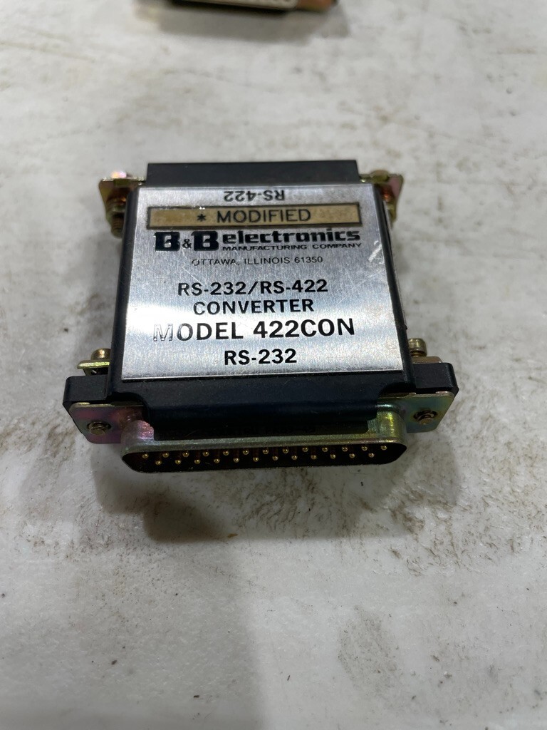 B&B ELECTRONICS 422CON RS-232/RS-422 CONVERTER W379