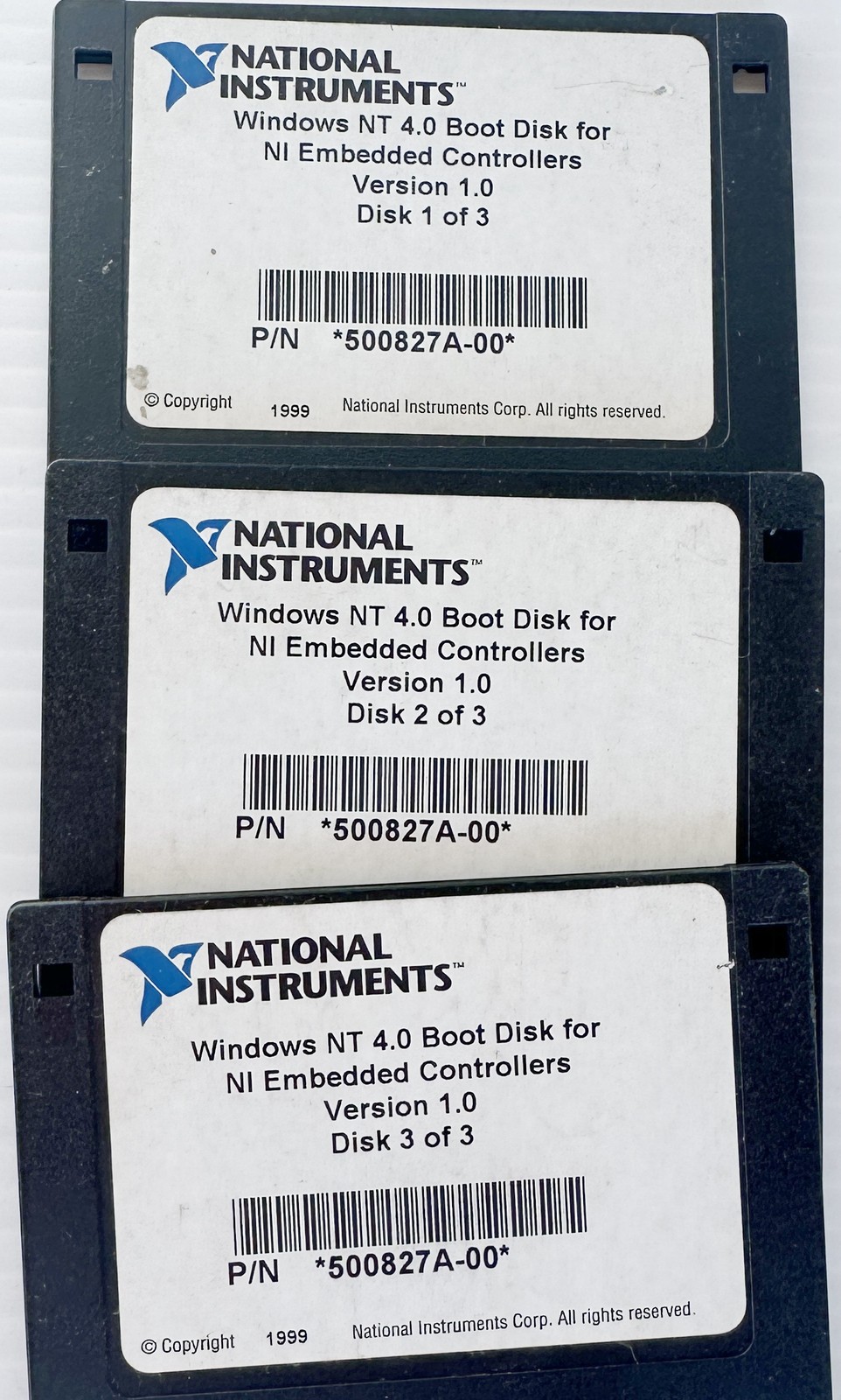 National Instruments NI PXI Software Set – 8 x Floppy Disks *NEW*