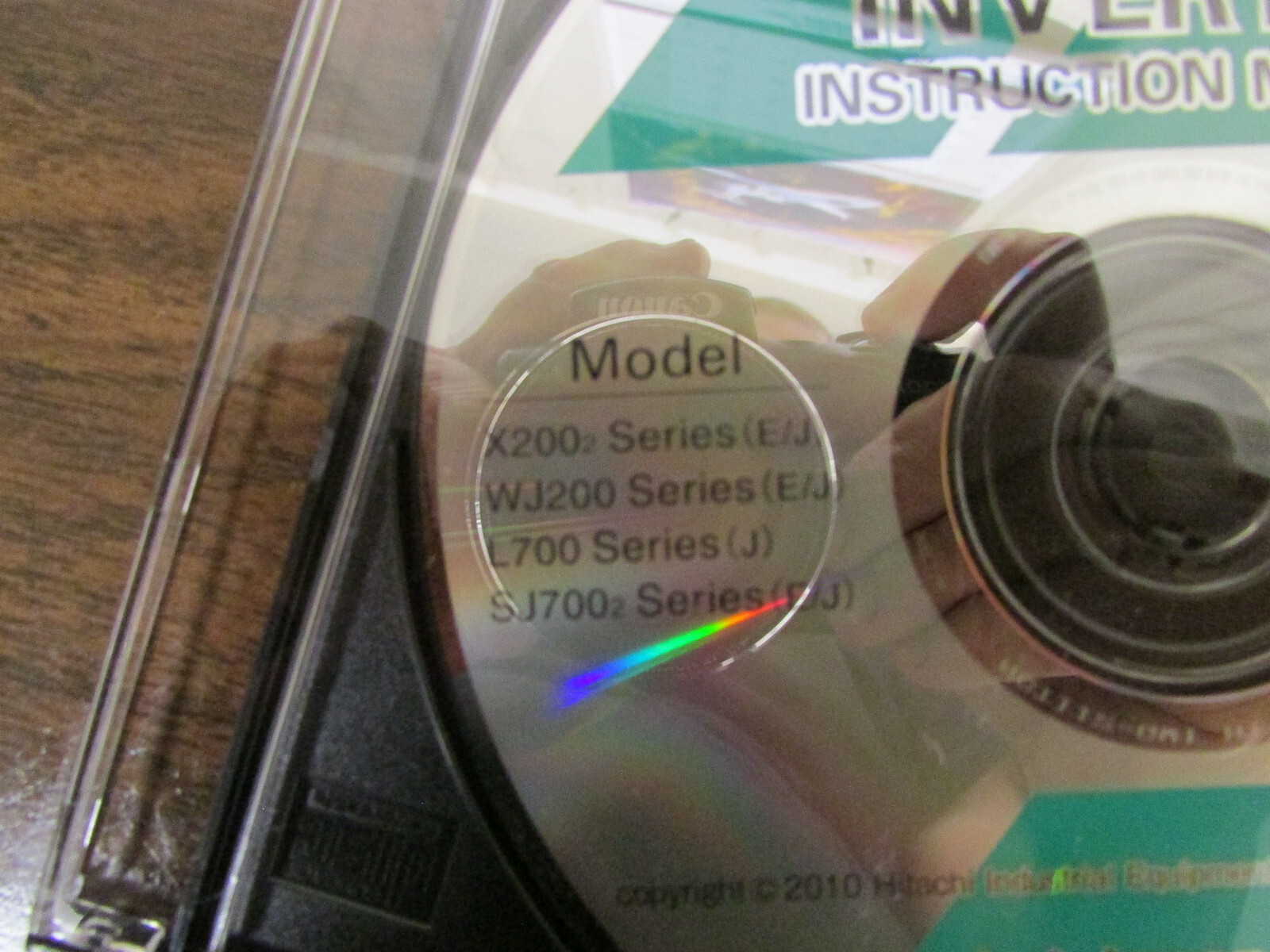 Hitachi NCT112 Inverter Instruction Manual on CD English/Japanese Windows Mac