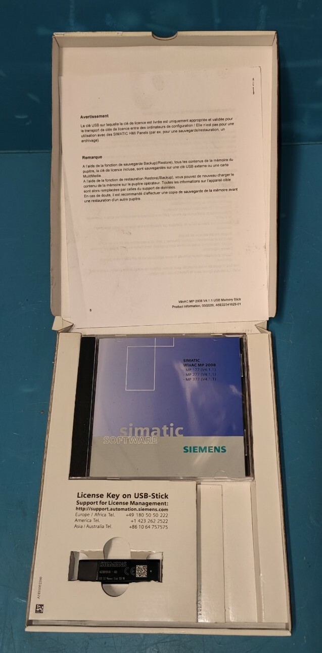 SIEMENS SIMATIC WinAC MP 2008 MP 277 (V4.1.1) 6ES7671-5EF01-0YA0