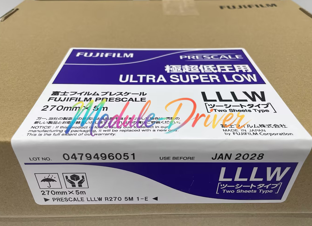 1PC New Fuji LLLW-R270-5M-1 film Prescale Ultra Super Low film LLLW R270 5M-1