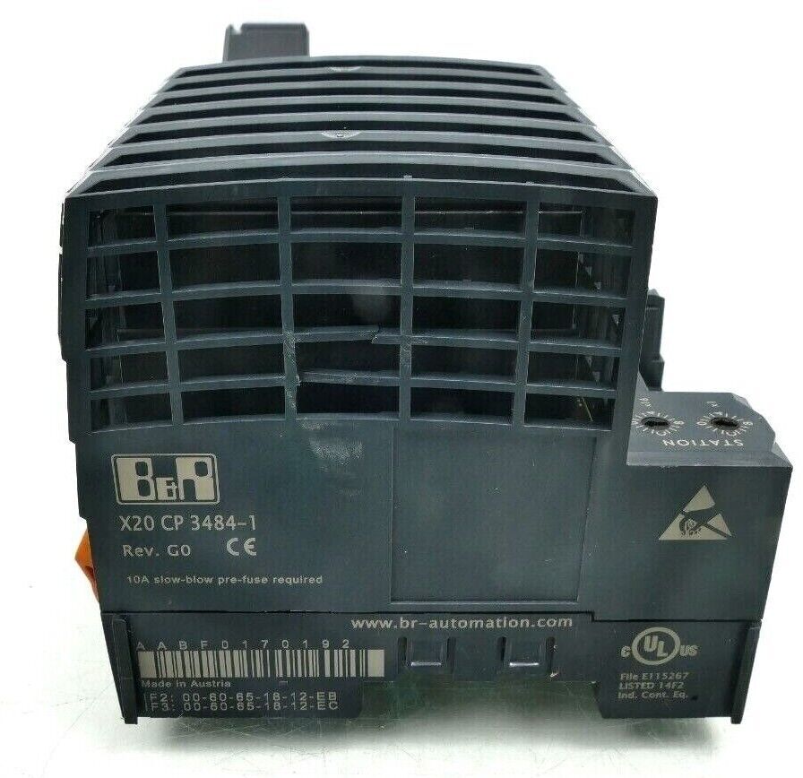 B&R Central Unit X20 CP 3484-1 | Rev. G0 | X20CP3484-1
