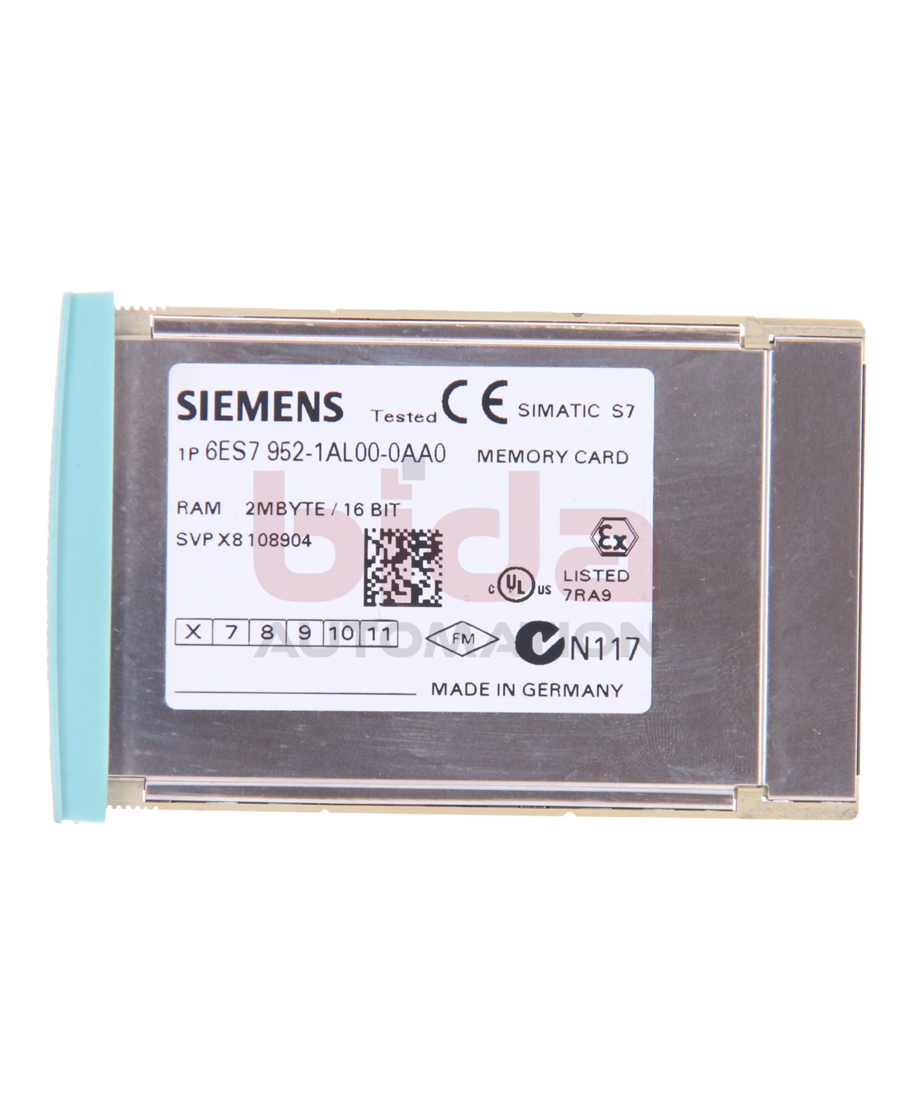 Siemens 6ES7952-1AL00-0AA0 / 6ES7 952-1AL00-0AA0 SIMATIC S7, RAM Memory Card /