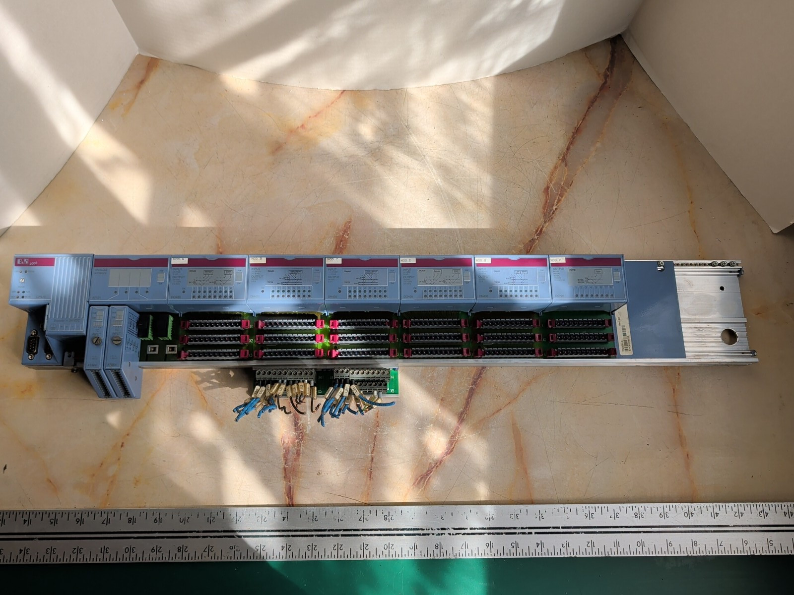 B&R AUTOMATION CP470 CPU W/ AF101 (2) DO435 (1) DM435 (3) DM435 (1) DO720 RACK