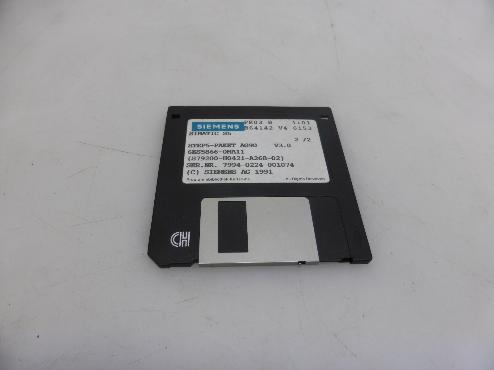 Siemens Simatic S5 STEP5 PACKAGE AG90 6ES5 866-0MA11