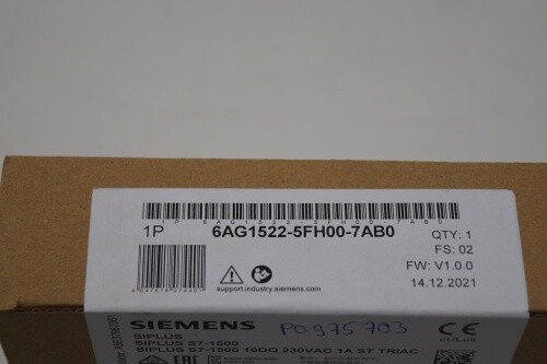 Siemens 6AG1522-5FH00-7AB0 S7-1500 6AG1 522-5FH00-7AB0
