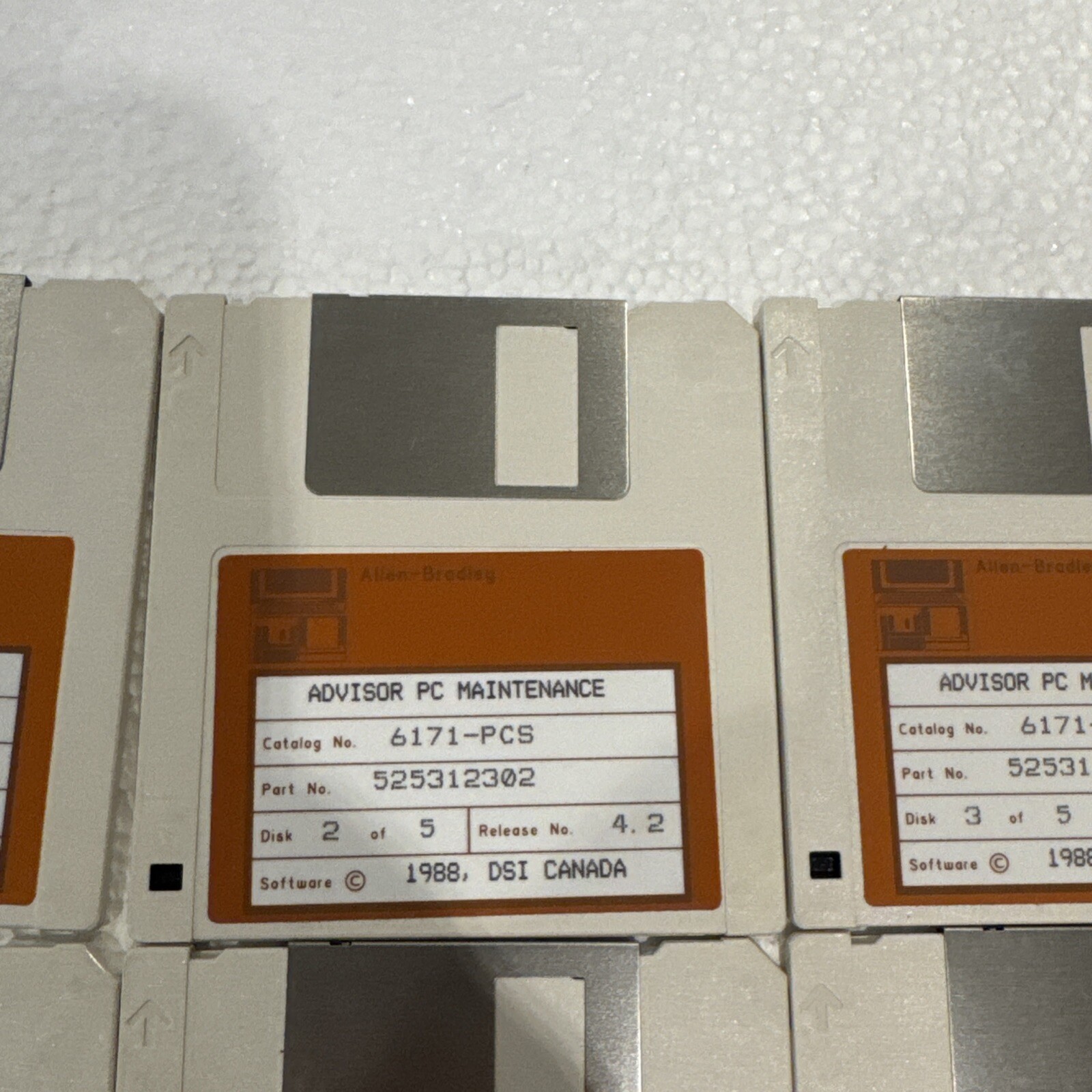 Allen bradley advisor pc sample app floppy disk Set