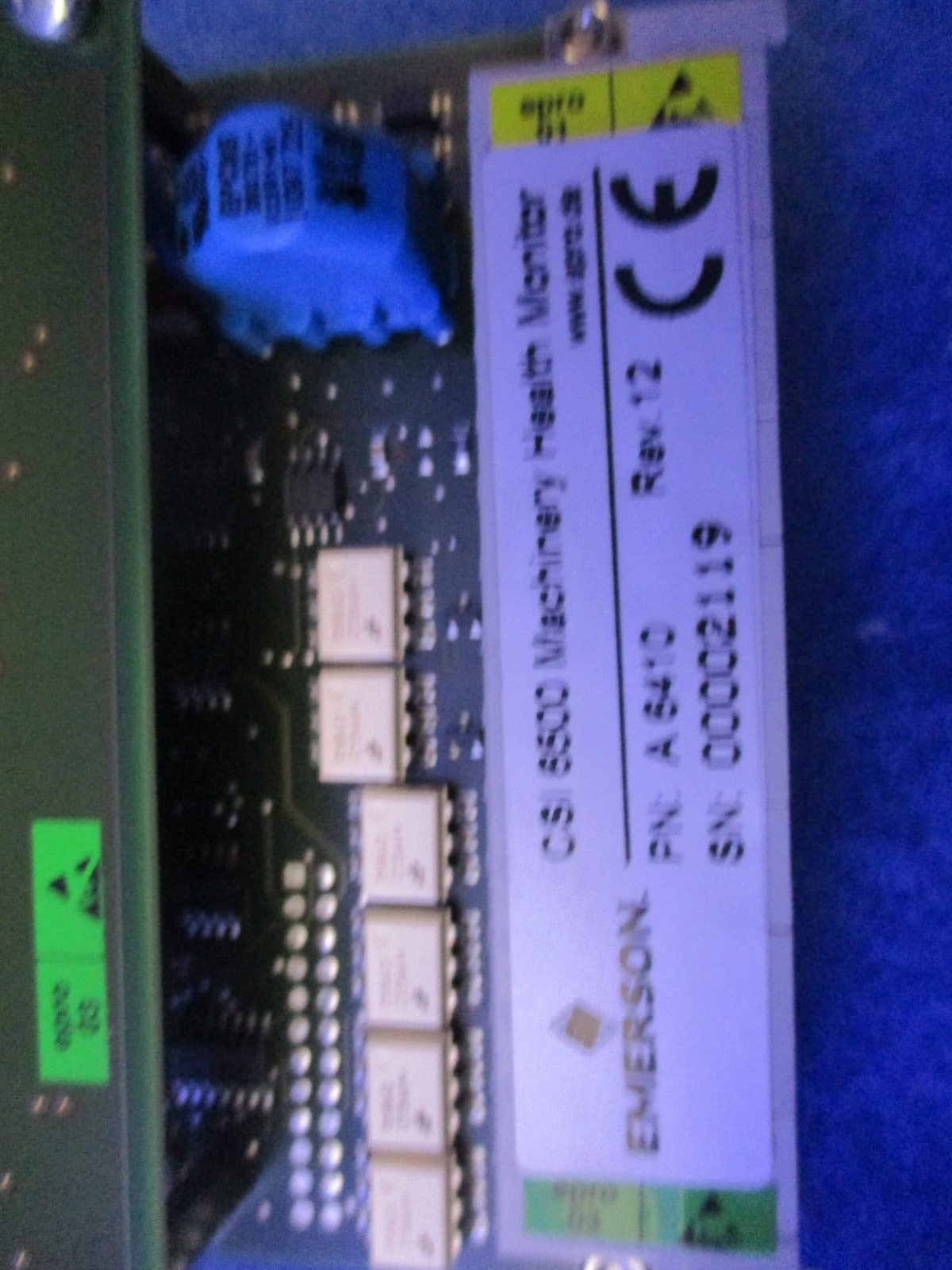 Emerson Ovation 6410 A6410 CSI 6500 Monitor C.E. / Valve rev 12 1 year warranty