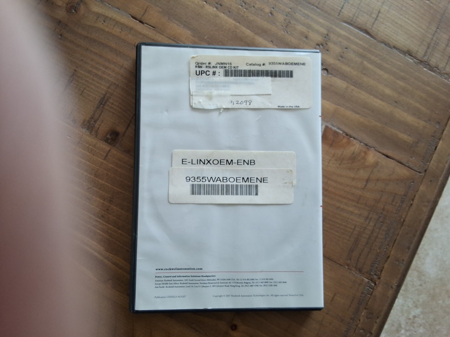 Allen Bradley RSLINX CLASSIC9355WABOEMENE