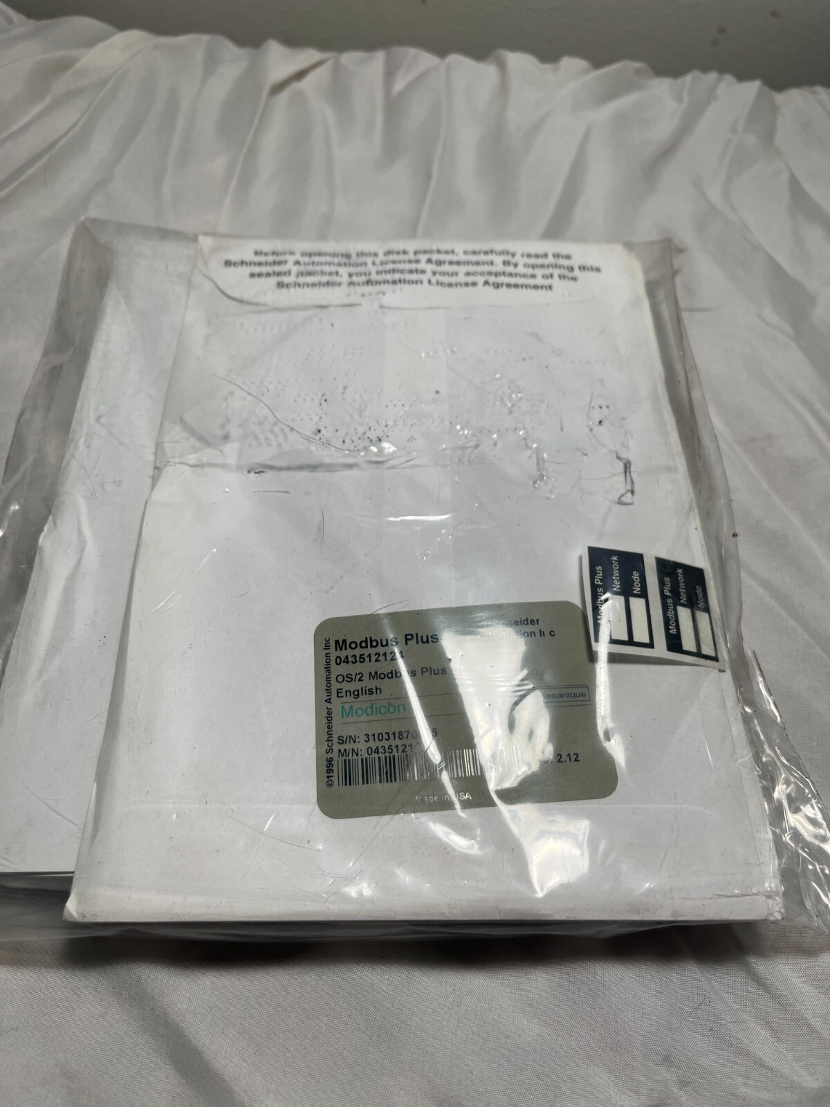 Schneider Electric, Modicon, Modbus Plus Driver 043512124 OS/2