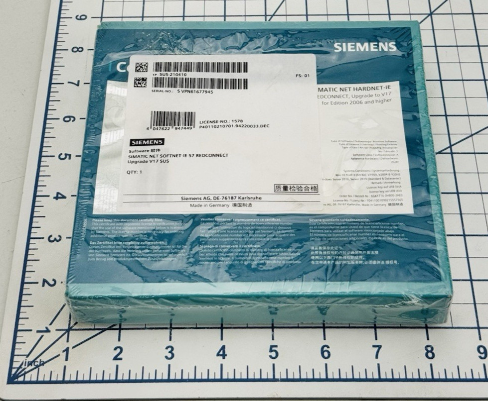 New! SIEMENS 6GK1716-0HB00-3AE0 S7 Reconnect SUS Simatic Net V17* WARRANTY*