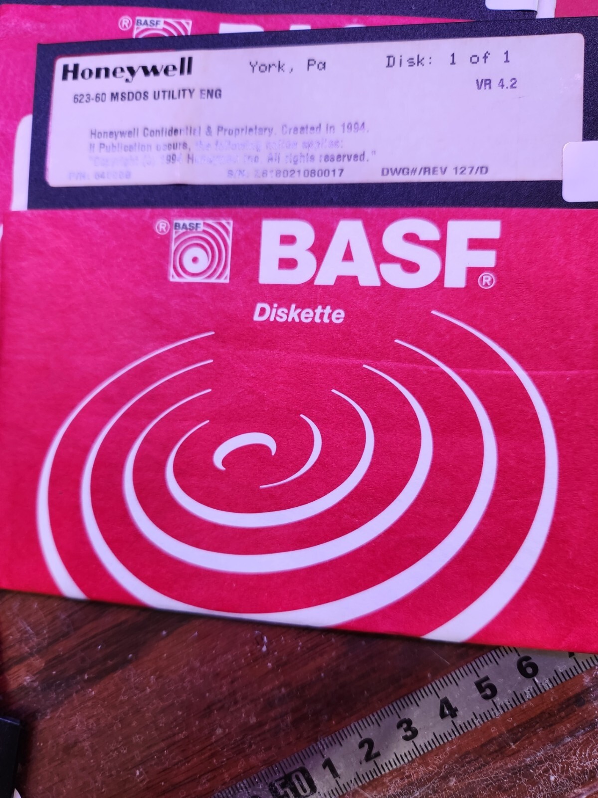 Honeywell IPC 623 Series –  Original Disks – Ver 4.2-4.3  (6) 5.25″Disk Total