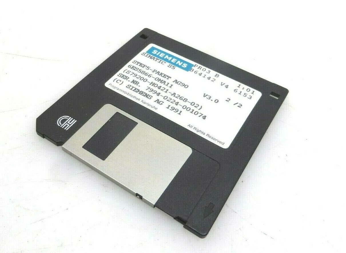 Siemens Simatic S5 STEP5 PACKAGE AG90 6ES5 866-0MA11