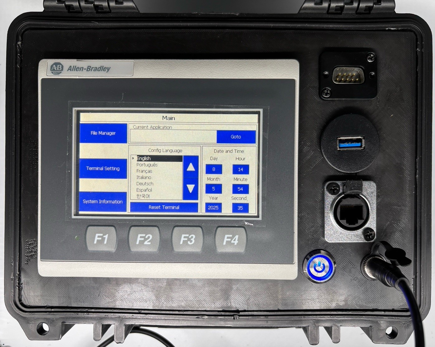 Allen-Bradley PANELVIEW 800 4.3-INCH HMI TERMINAL PLC Trainer, 2711R-T4T.