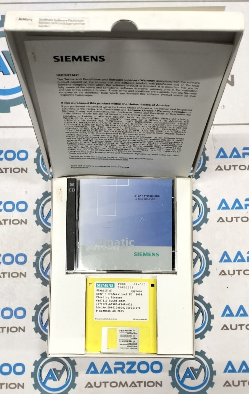 Siemens 6ES7810-5CC08-0YE5 Refurbished SIMATIC S7, STEP7 PROF ED2004, FLOATING