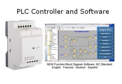 PLC Rievetech Programmable Logic Controller 110 220 VAC 4 inputs 2 Relay PR6ACR