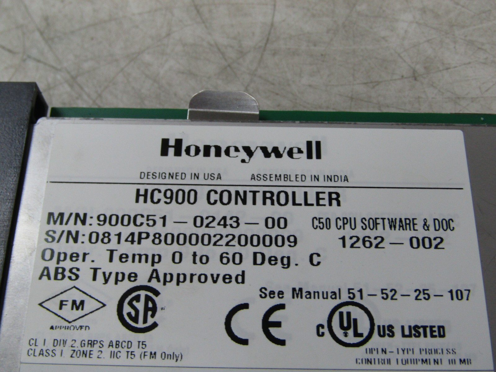💥HONEYWELL 900C51-0243-00 C50 CPU SOFTWARE & DOC