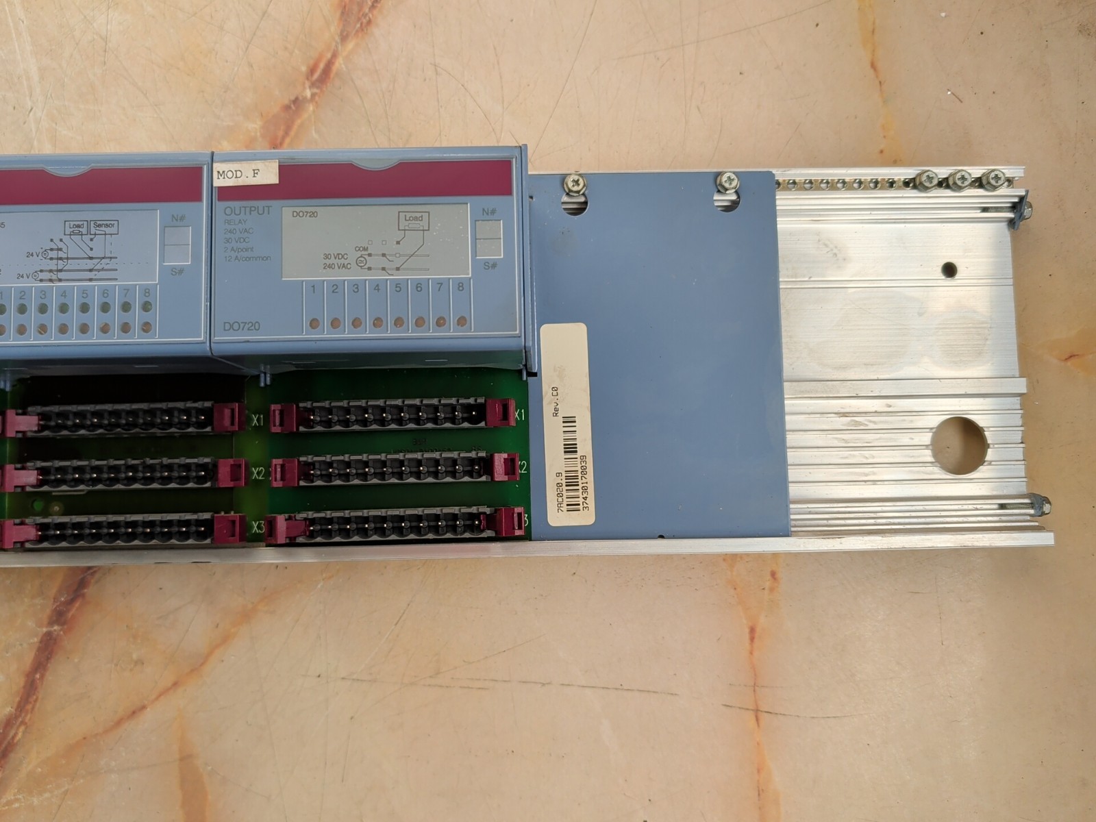 B&R AUTOMATION CP470 CPU W/ AF101 (2) DO435 (1) DM435 (3) DM435 (1) DO720 RACK