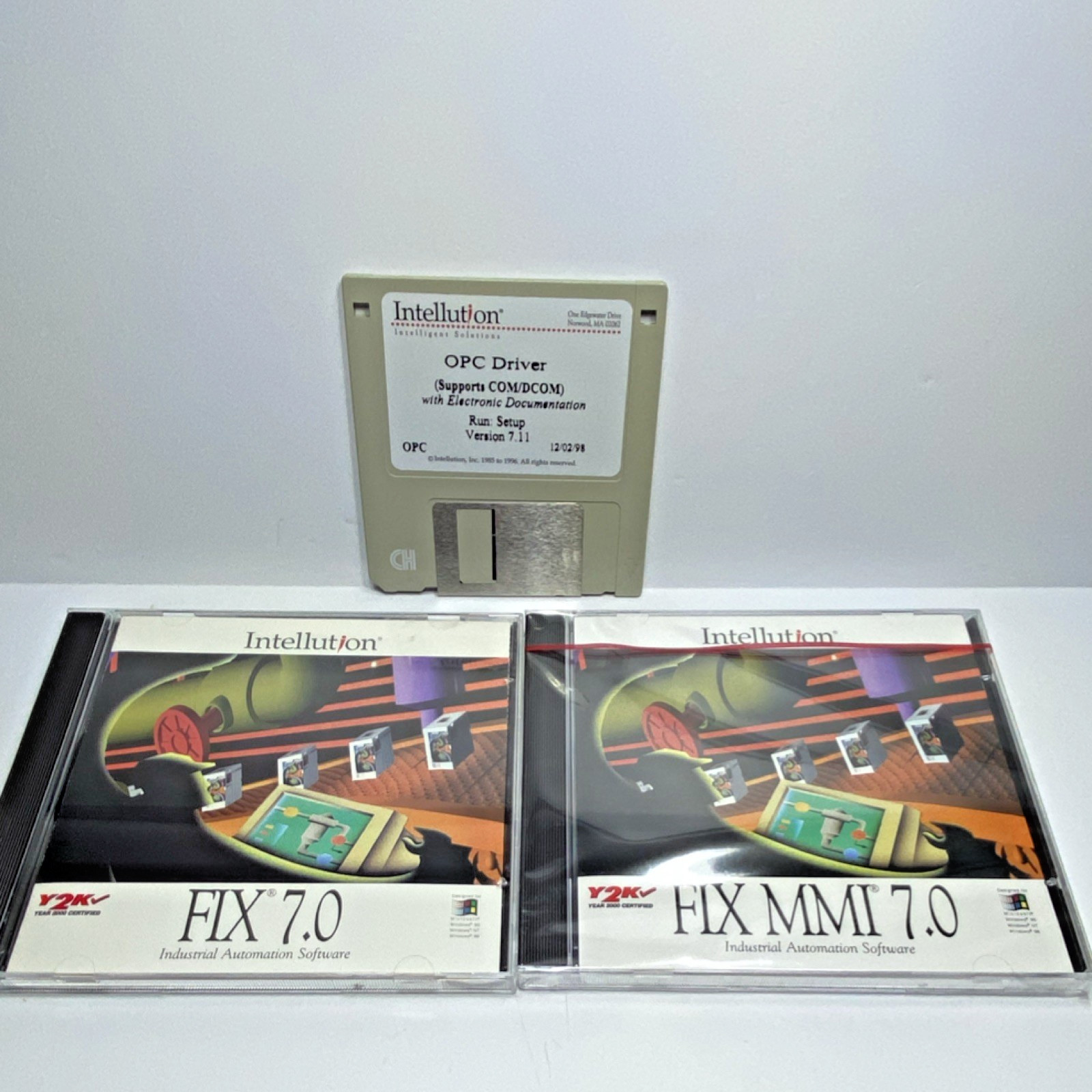 Intellution FIX 7.0 & FIX MMI 7.0 Industrial Automation Software CD Windows