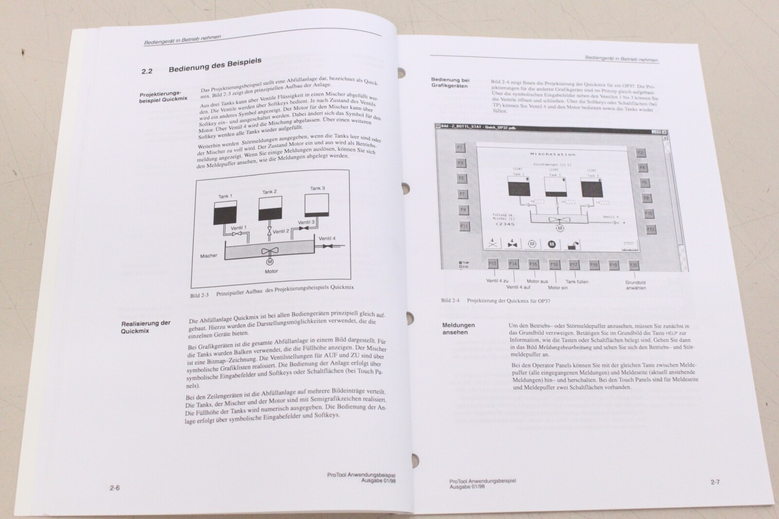 SIEMENS Simatic HMI 1988 DE Anwendungsbeispiel Handbuch SPS