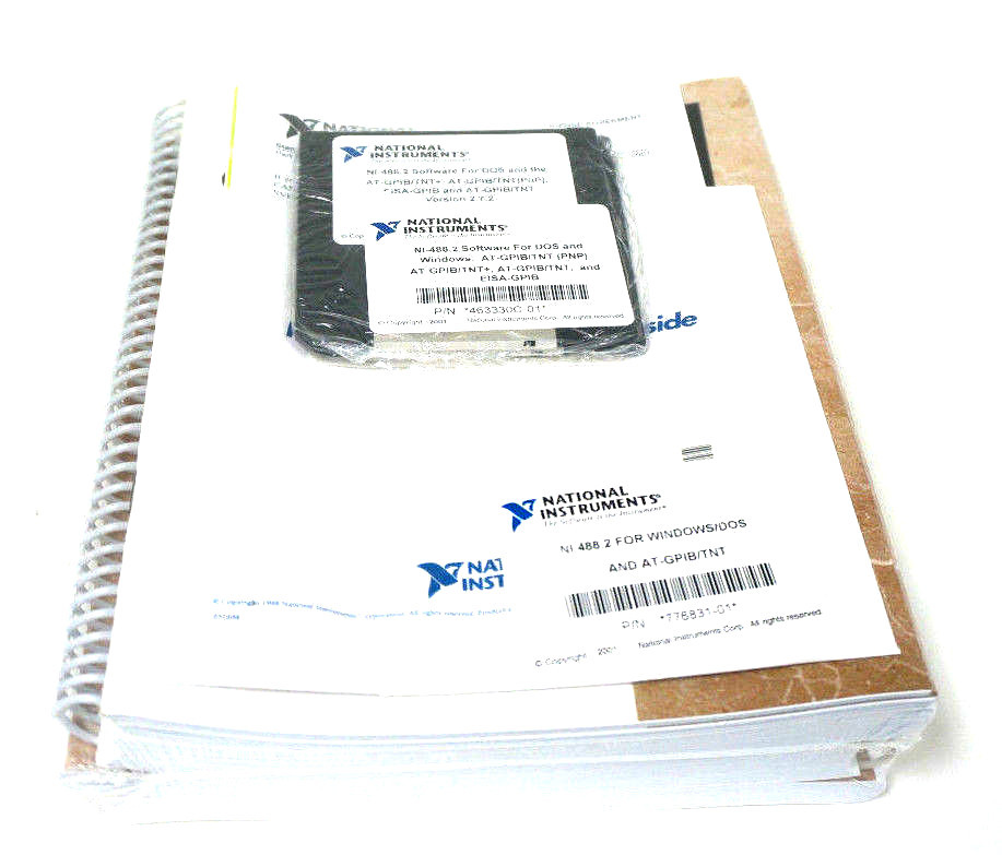 NEW NATIONAL INSTRUMENTS 776786-01 INTERFACE CARD W/ SOFTWARE 181830G-01
