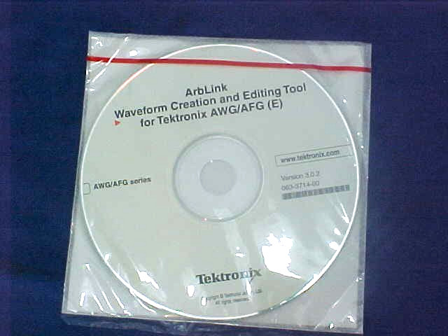 ARBLINK TEKTRONIX AWG/AFG WAVEFORM CREATION EDITING TOOL SOFTWARE 3.0.2 SI