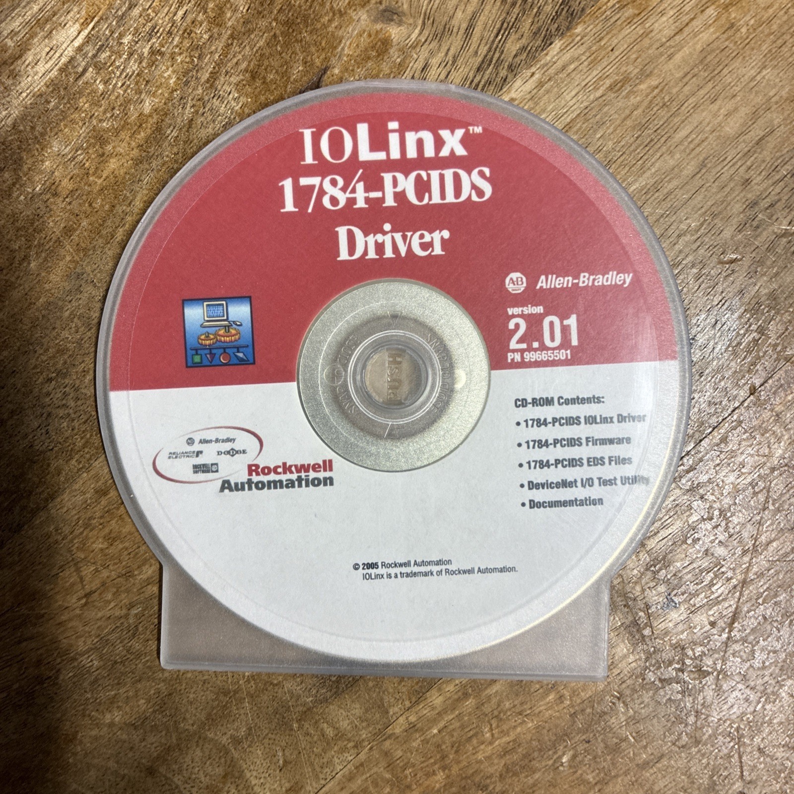 IOLINX 1784-PCIDS DRIVER VER 2.01 ALLEN BRADLEY ROCKWELL AUTOMATION 99665501