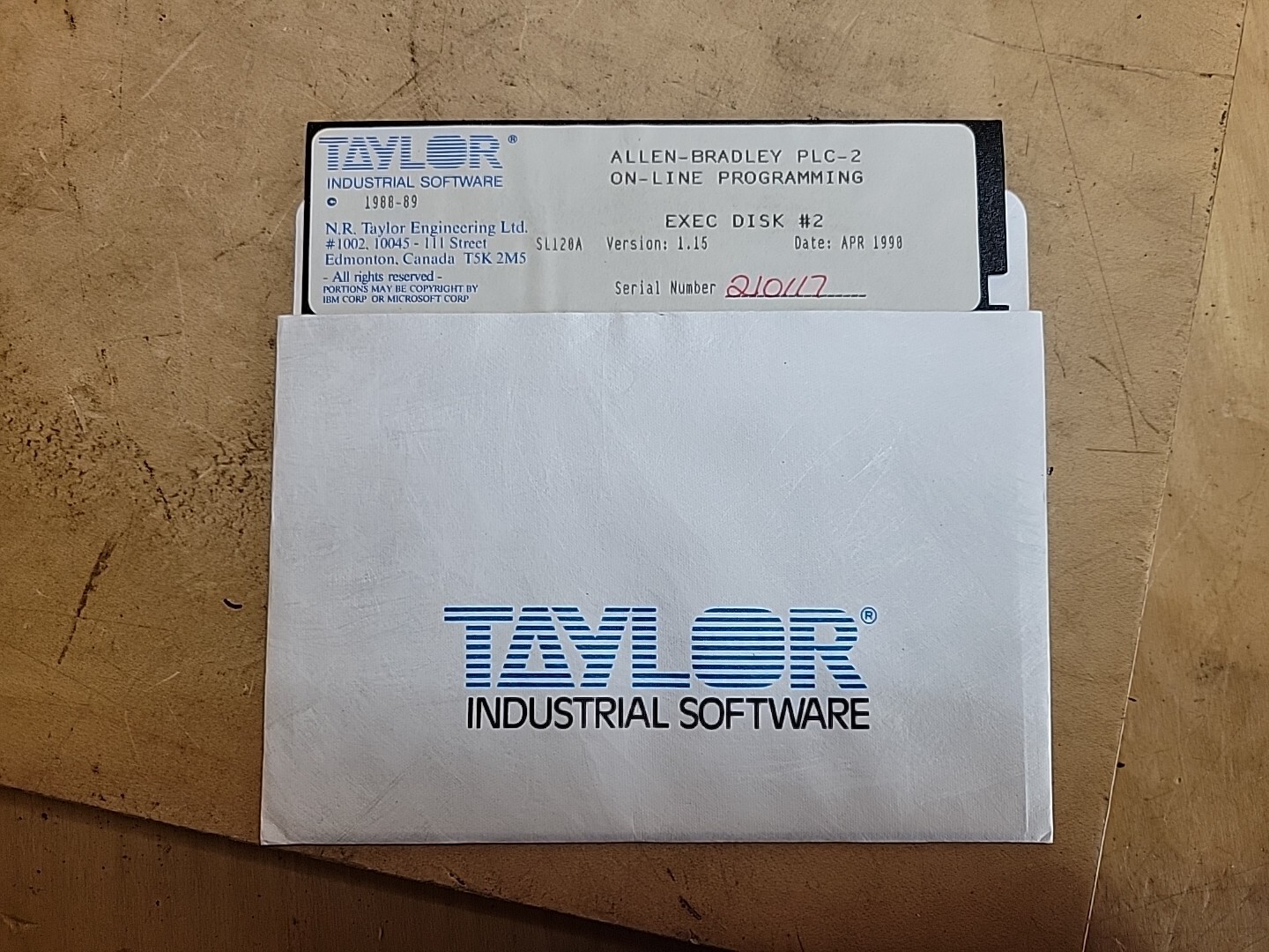 Allen Bradley PLC-2 On-Line Programming Software by Taylor Industrial
