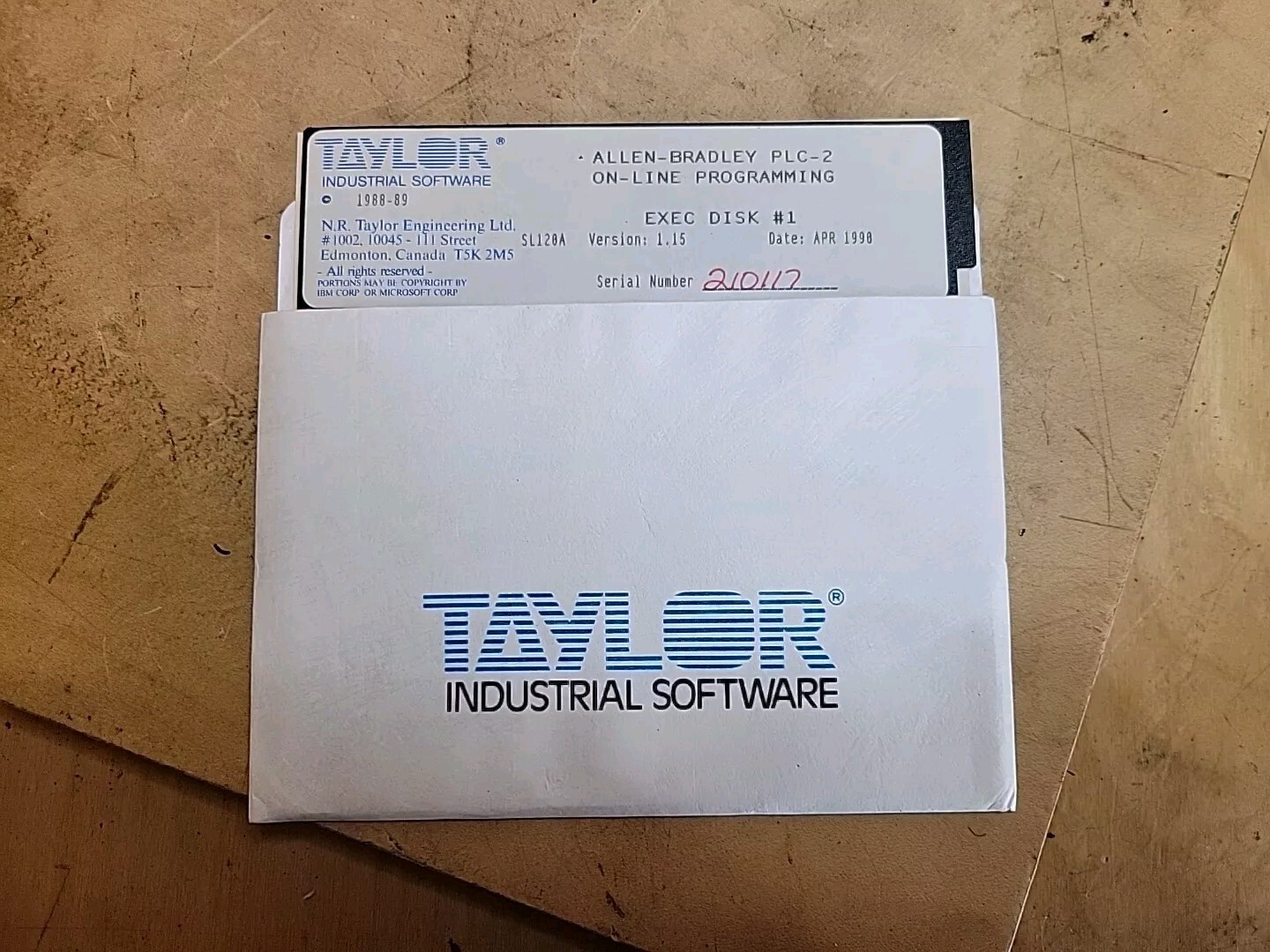 Allen Bradley PLC-2 On-Line Programming Software by Taylor Industrial