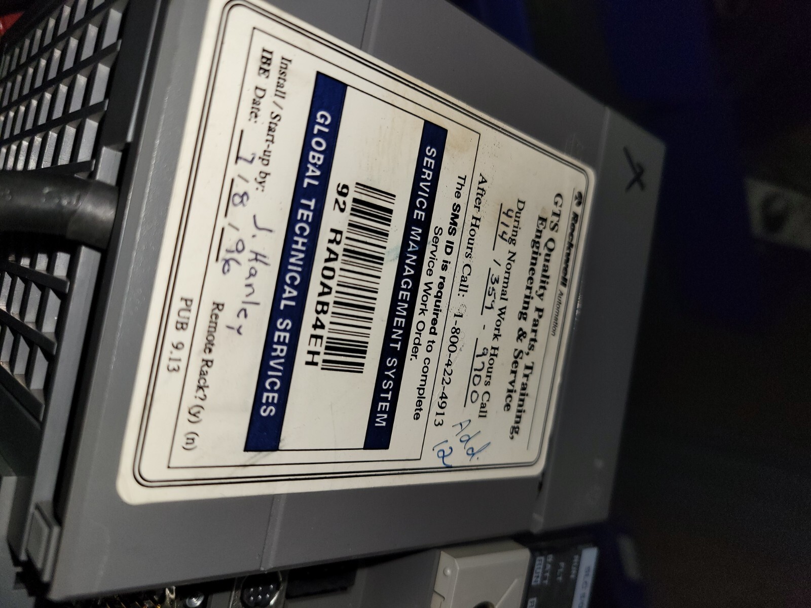 Allen bradley plc slc500 9slot input output