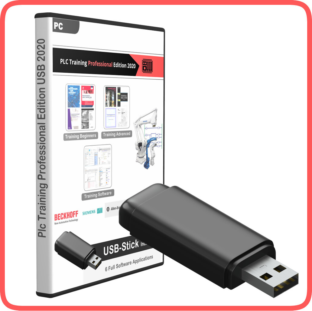PLC Course Pro Edition Software Allen Bradley Training Programming On USB Stick