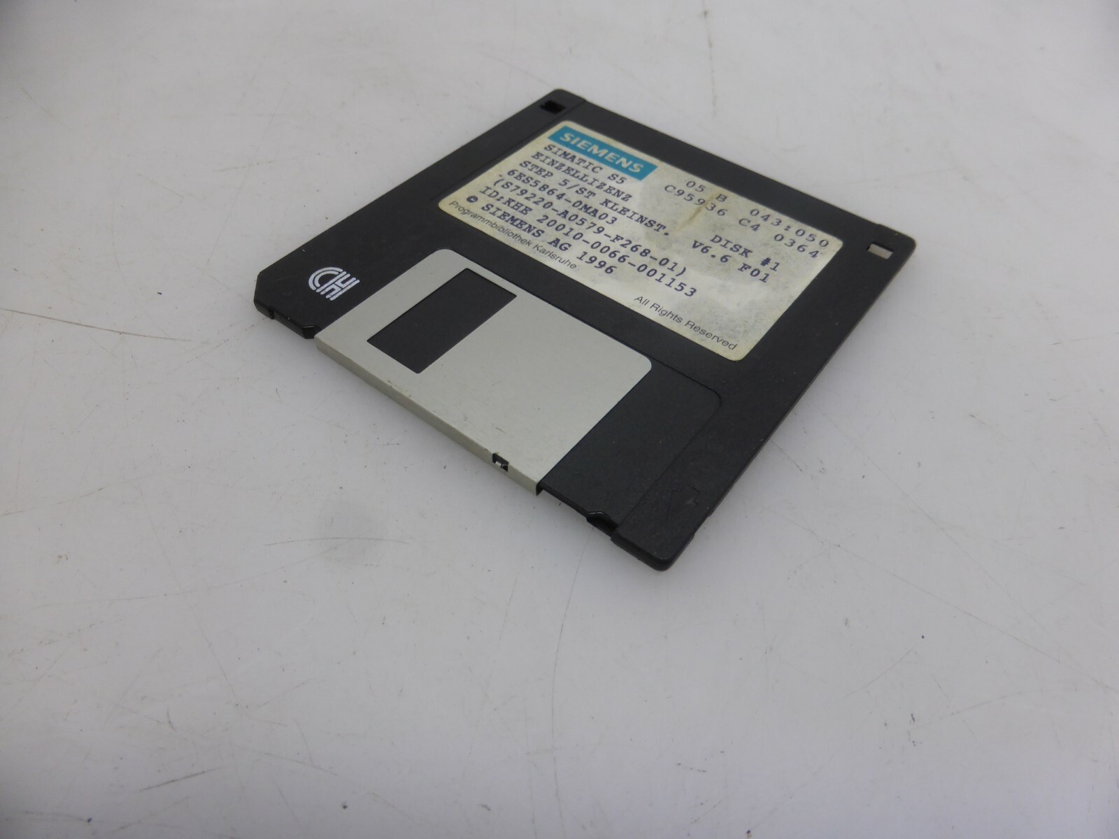 Siemens Simatic S5 Single License STEP 5/ST Smallest. 6ES5 864-0MA03 DISK #1,2,3